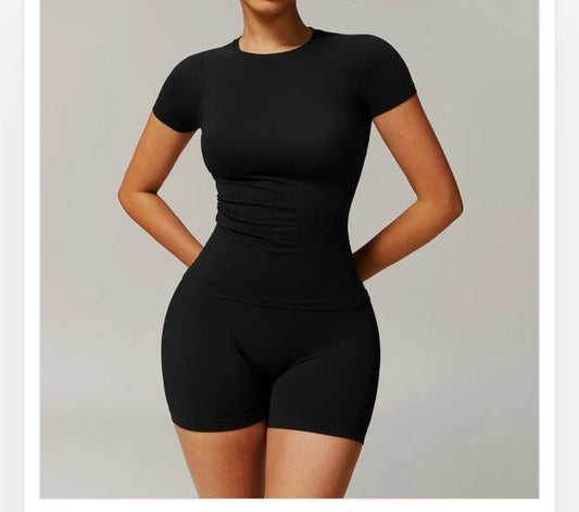 super light comfy black set